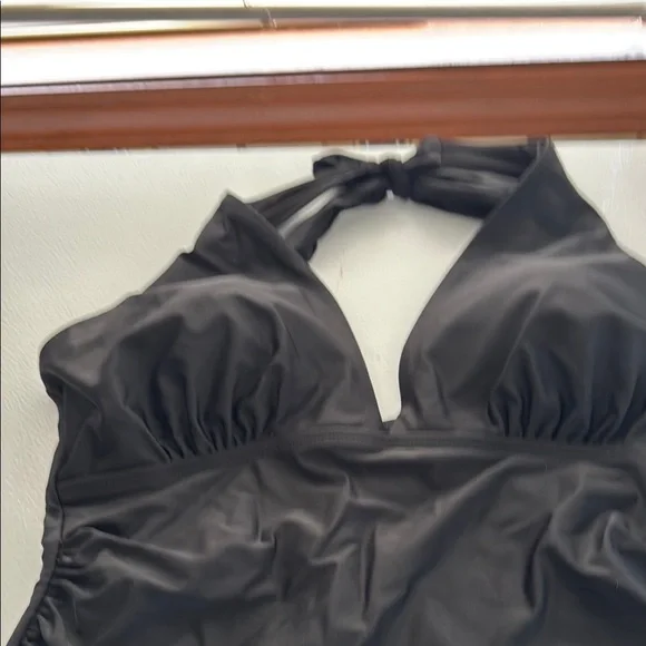 DKNY Black Classic One-Piece Swimsuit - Picture 2 of 6